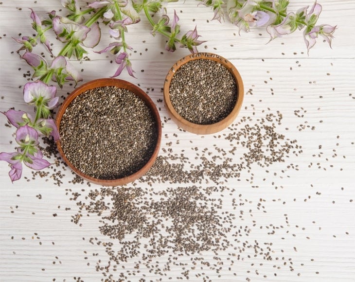 Chia Seeds and Flowers