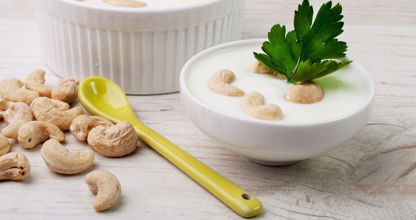 You can also make nutritious and tasty cashew yogurt: