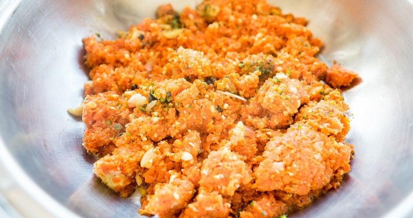 The recipe of carrot cashew pate