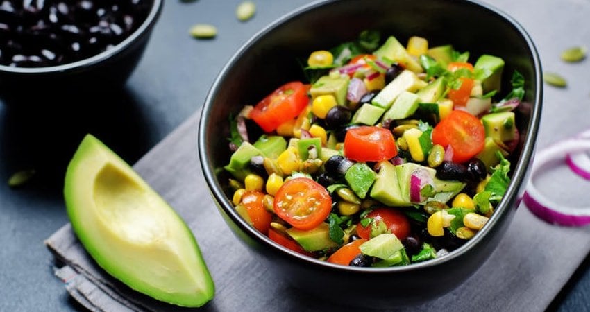 15-Minute Black Beans Salad Recipe