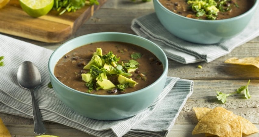 Simple Black Beans Soup Recipe