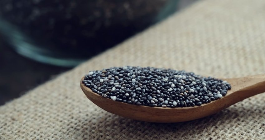 Chia seeds as a dietary fiber superhero and a bone strengthener.