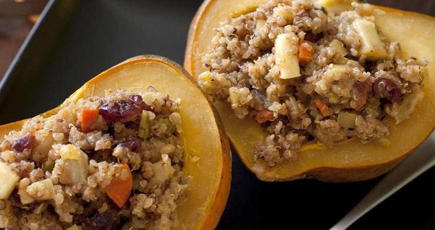 Stuffed squash