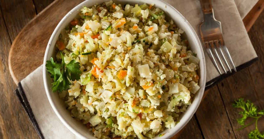 Egg Fried Cauliflower Rice