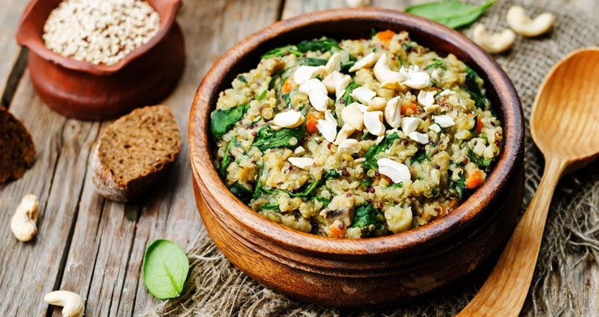 Salad with Lentils and Quinoa