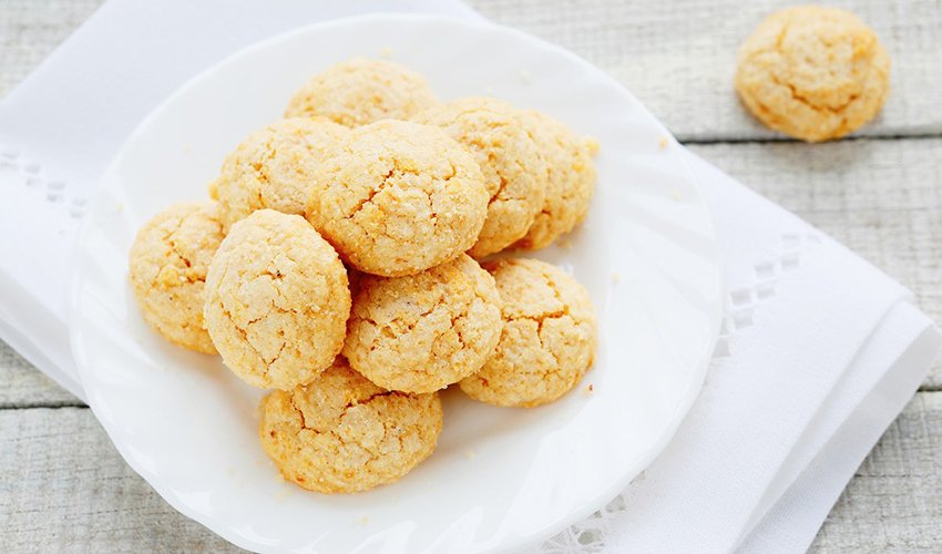 Shredded Coconut + Pistachio Cookies