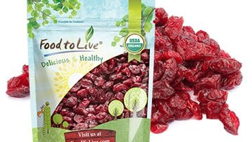 Organic Dried Cranberries Bag