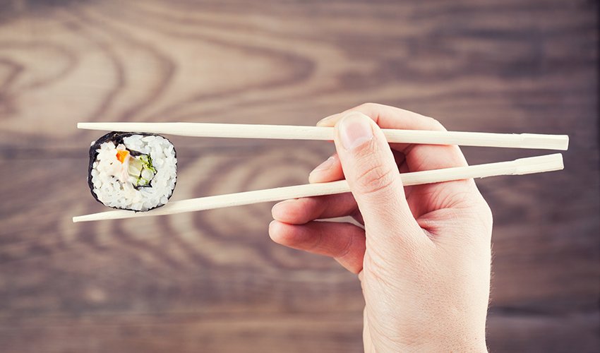 Eating on sale with chopsticks