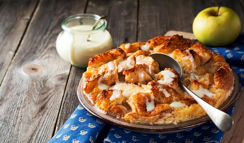 Apple-Cinnamon Bread Pudding