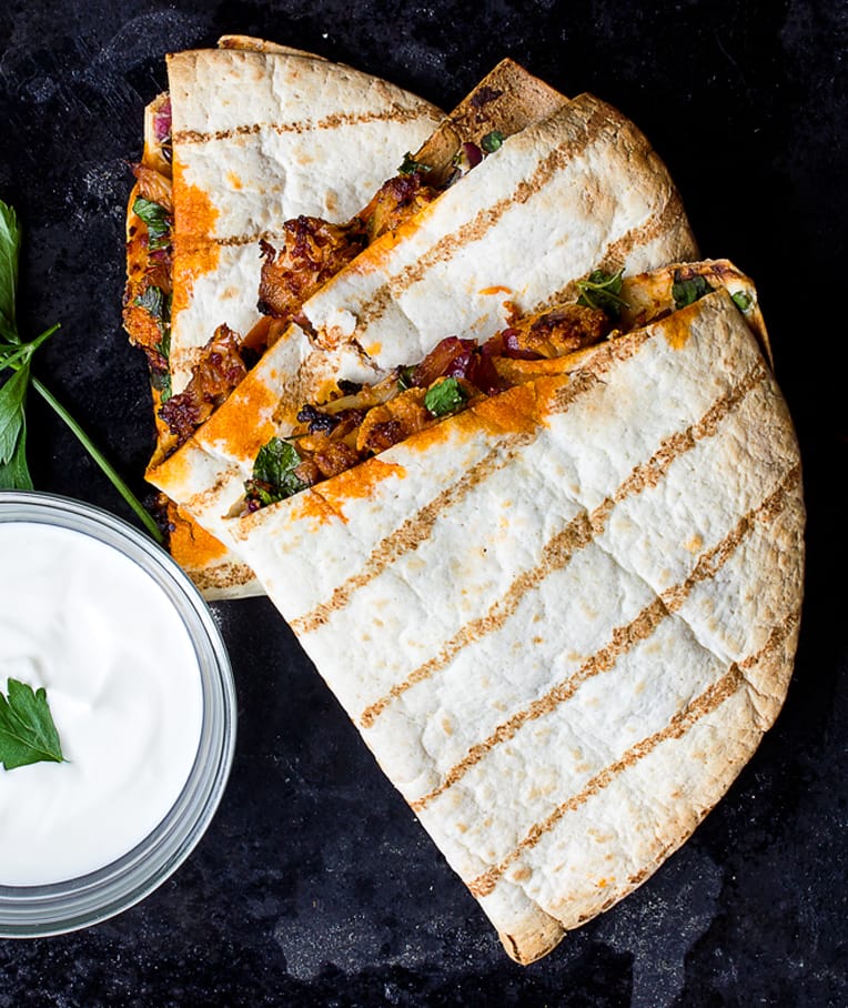 Cauliflower Quesadilla