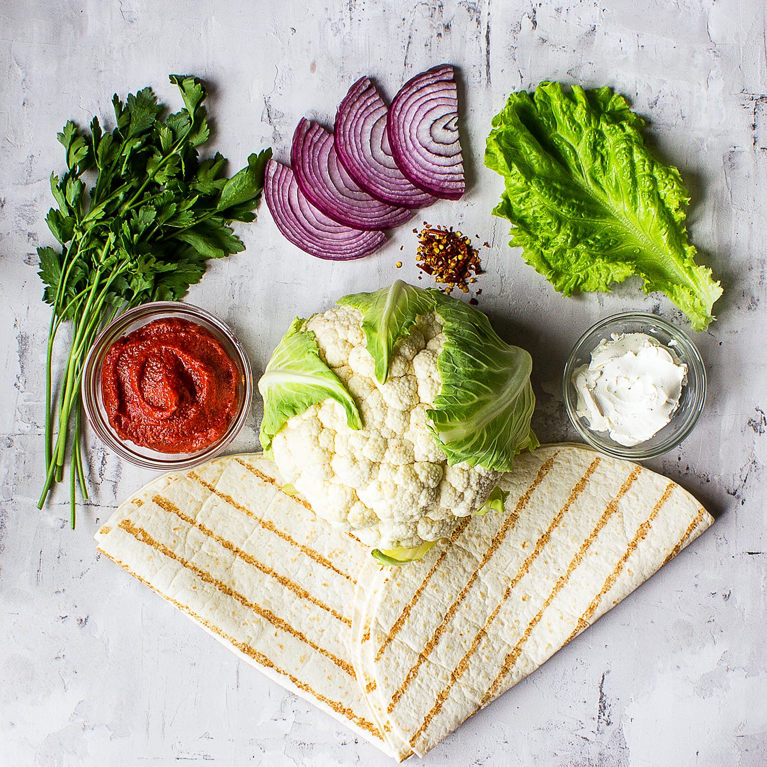 Cauliflower Quesadilla