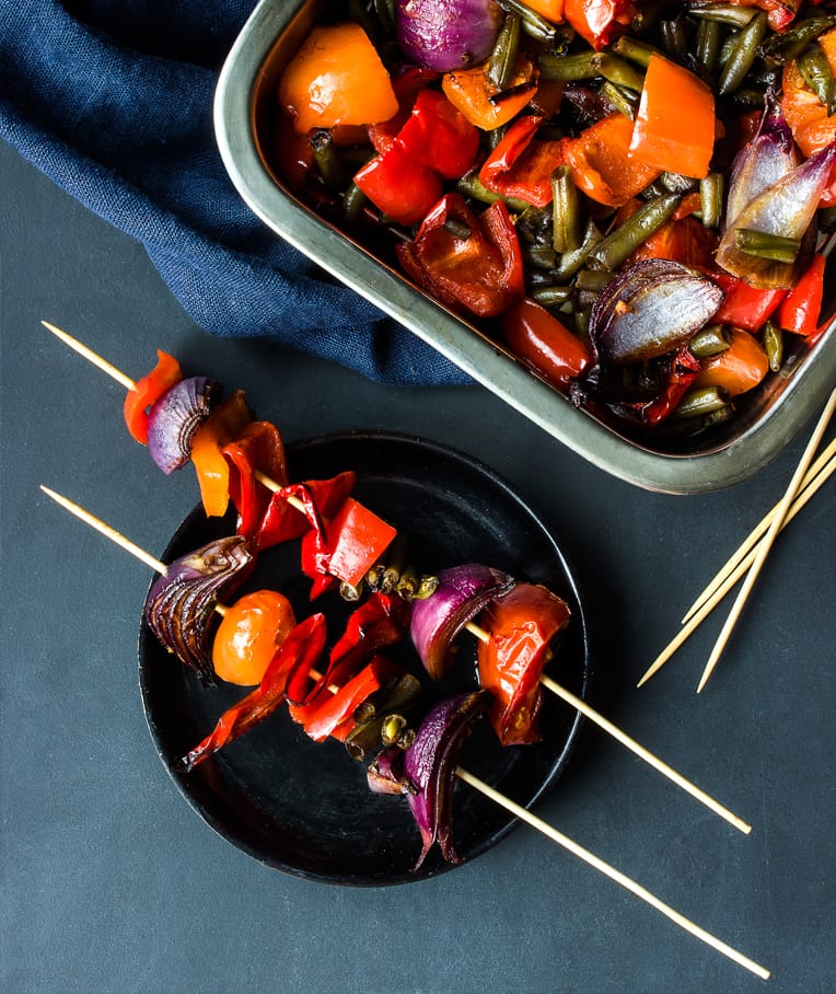 Grilled Vegetables with Soy Sauce