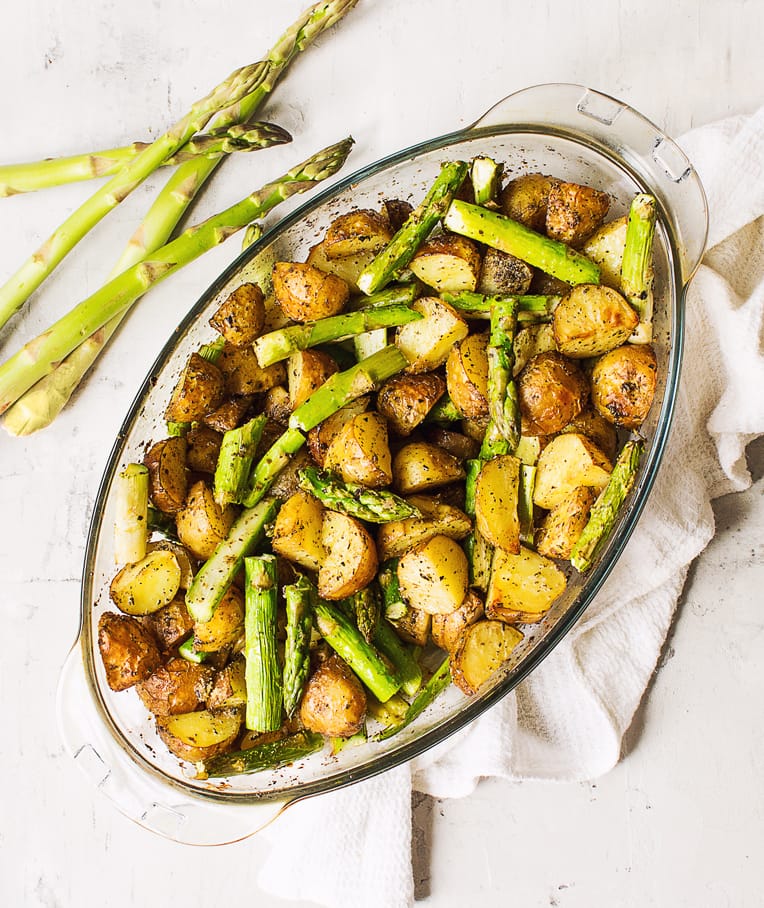 Roasted New Potatoes with Asparagus – Healthy Blog