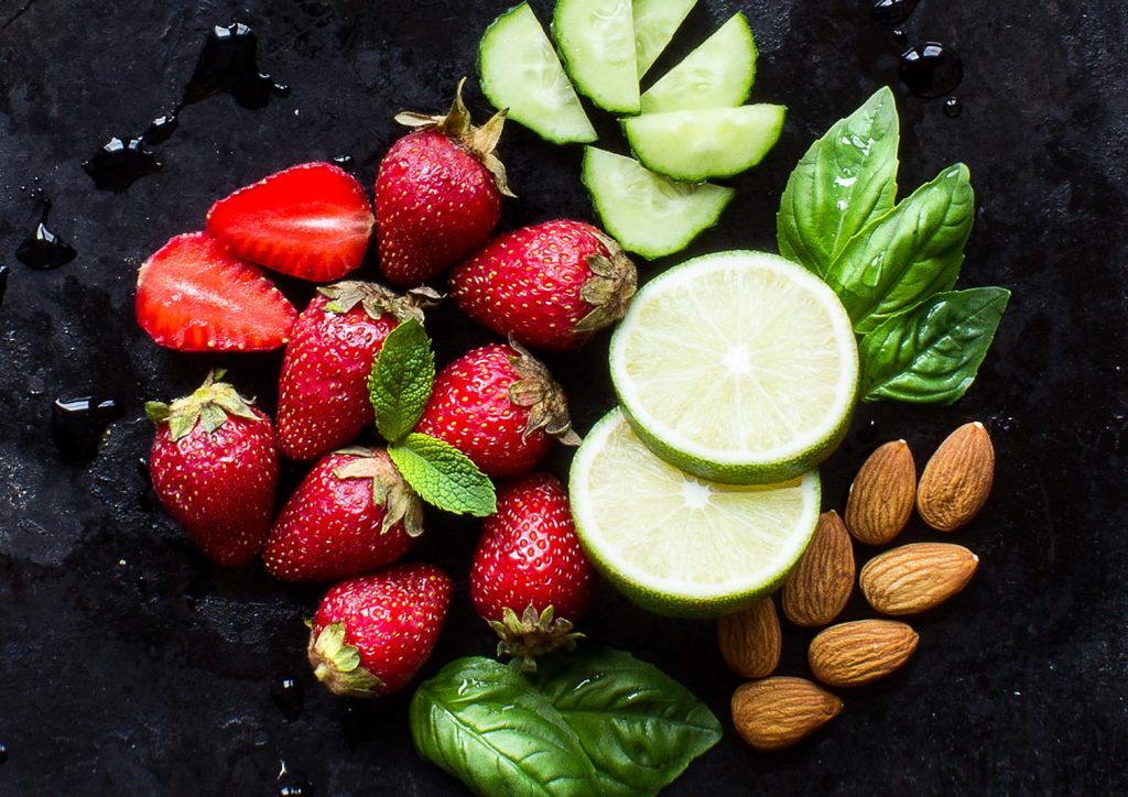 Strawberry Cucumber Salad