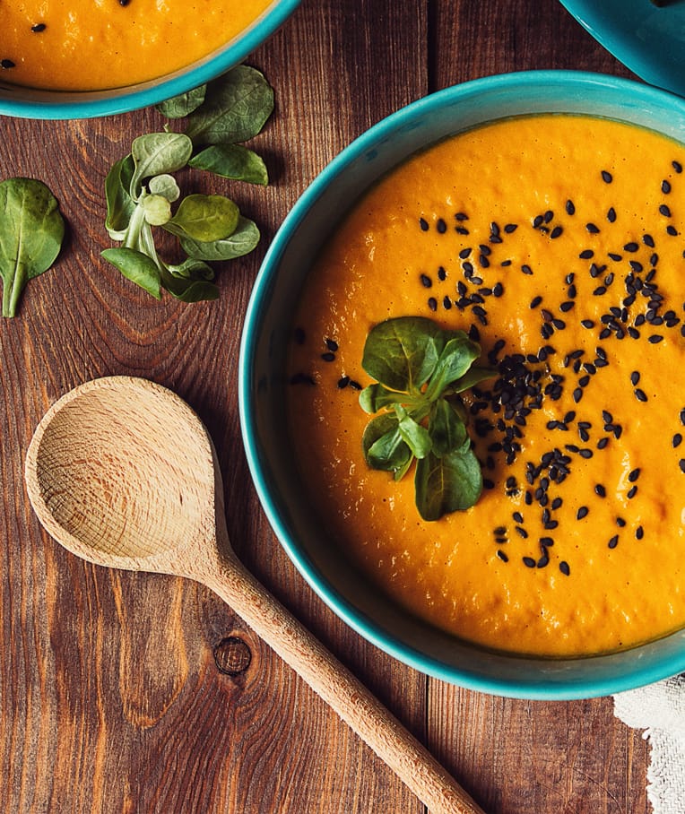 Velvety Carrot and Ginger Soup