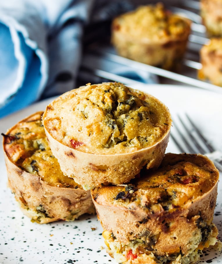 Savory Vegan Mini Frittatas