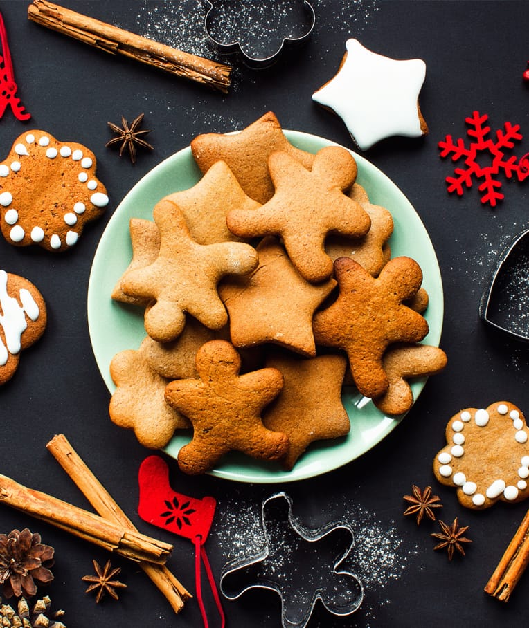 Spiced Vegan Gingerbread Cookies