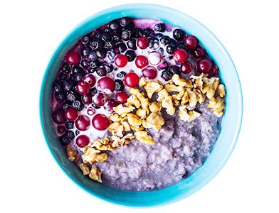 Blueberry Millet Breakfast Porridge