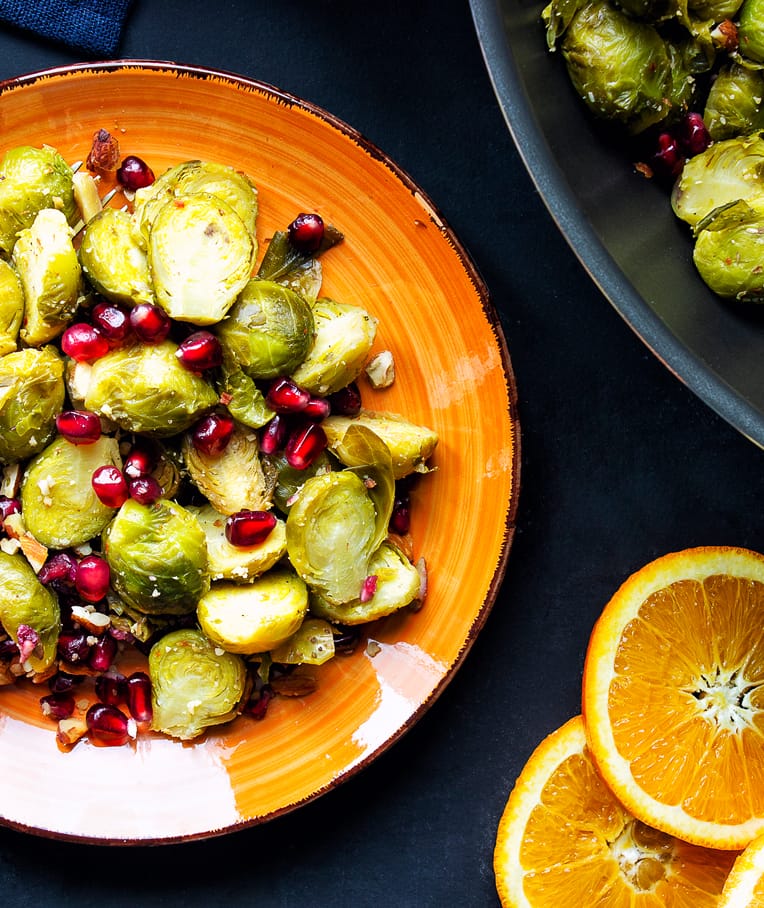 Sweet & Zesty Agave Brussels Sprouts