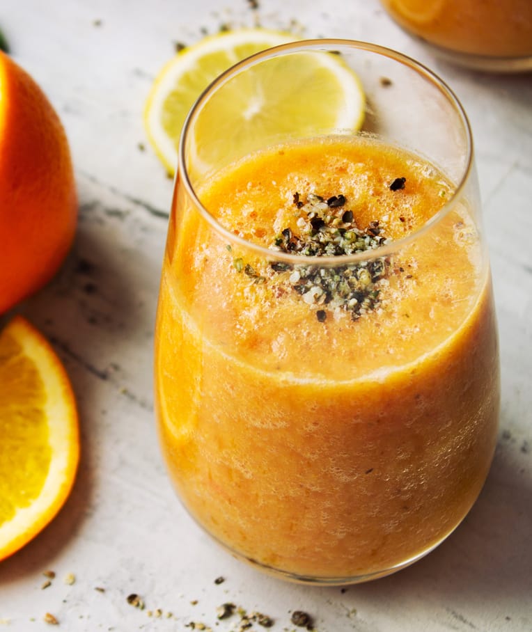 Immune Boosting Turmeric Citrus Smoothie – Healthy Blog