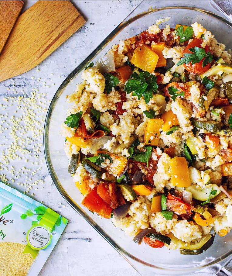 Flavorful Roasted Veggie Couscous Bowl – Healthy Blog