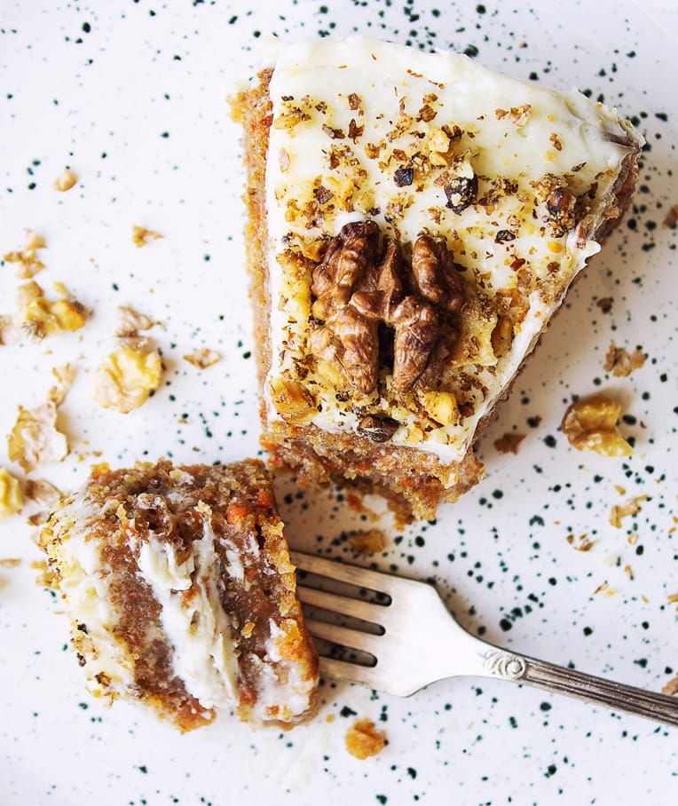 Incredibly Moist Vegan Carrot Cake