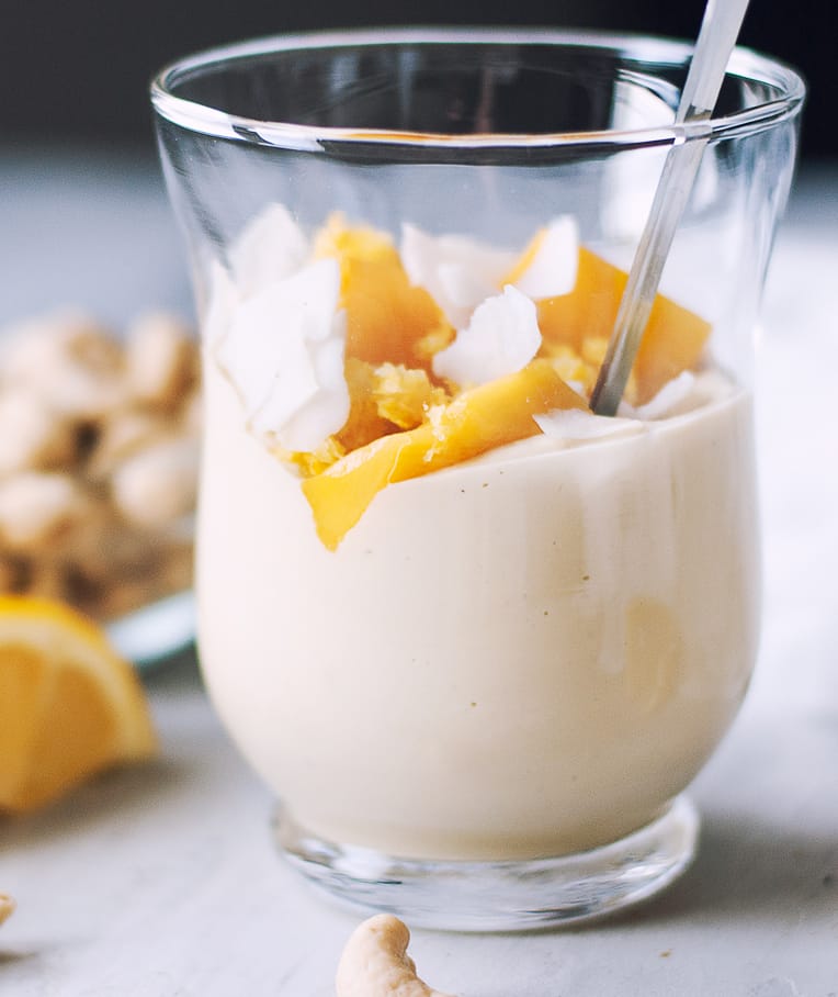 Vegan Mango Cashew Yogurt Healthy Blog