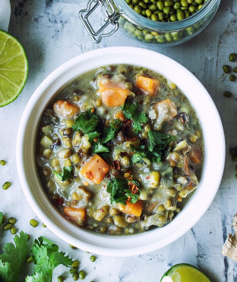 Creamy Coconut Mung Bean Stew