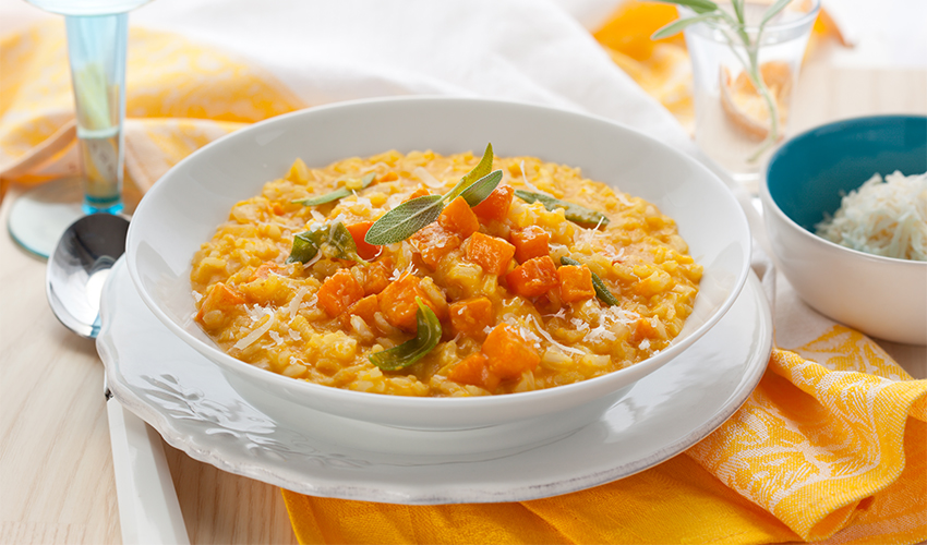 Creamy Pumpkin Risotto