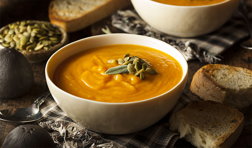 Sweet Potato Tahini Soup