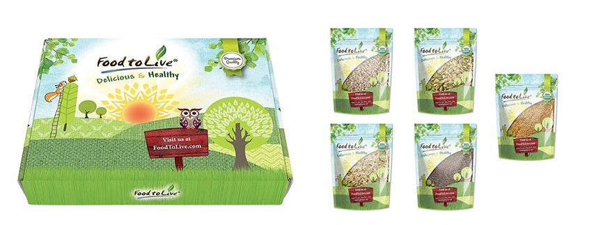 Organic Omega-3 Seeds Gift Box
