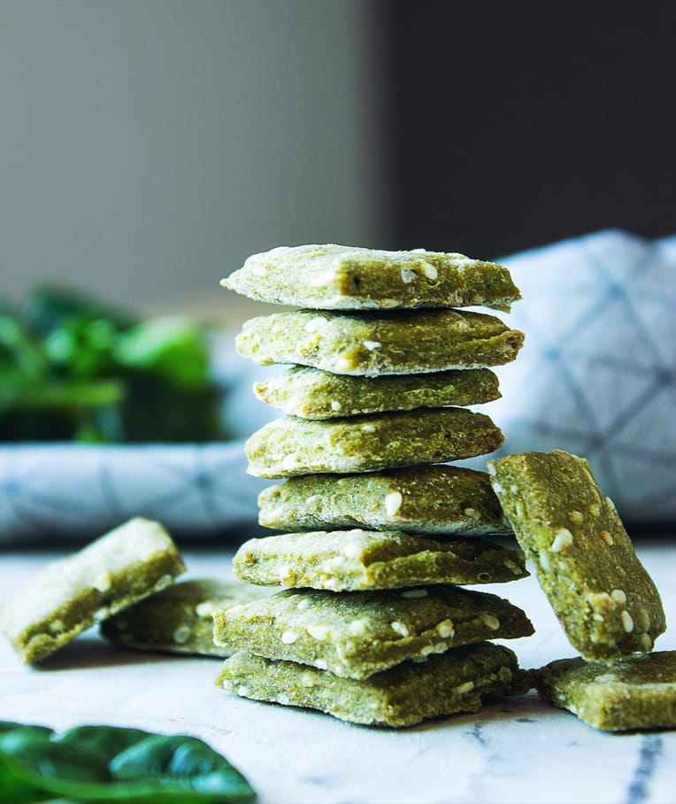 St. Patrick’s Day Sesame Crackers