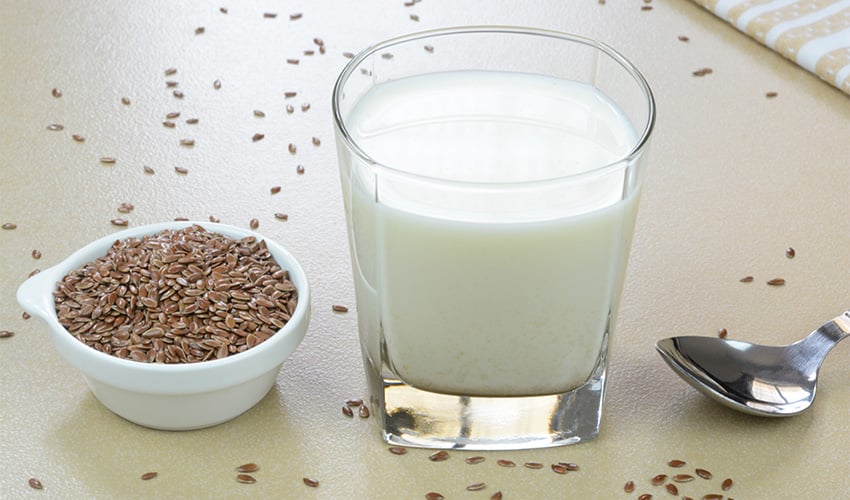 Flaxseed milk