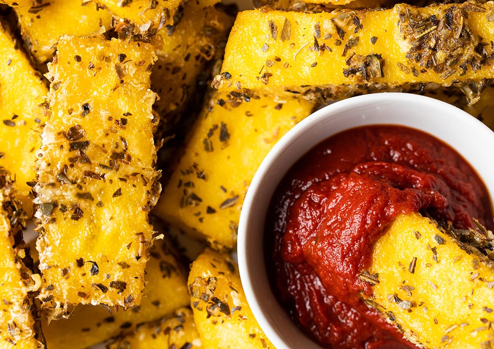 Parmesan and Herb Polenta Fries