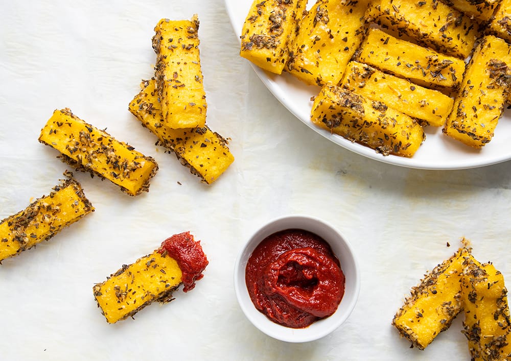 Parmesan and Herb Polenta Fries