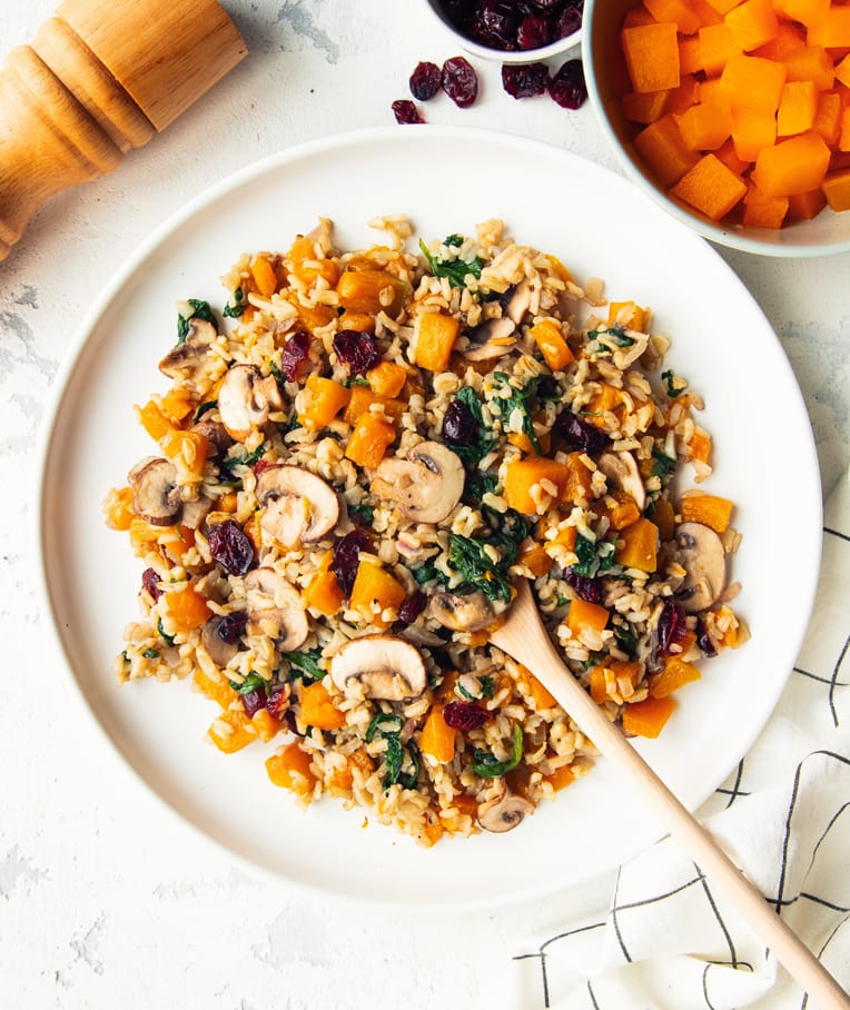 Brown Rice Pumpkin Pilaf