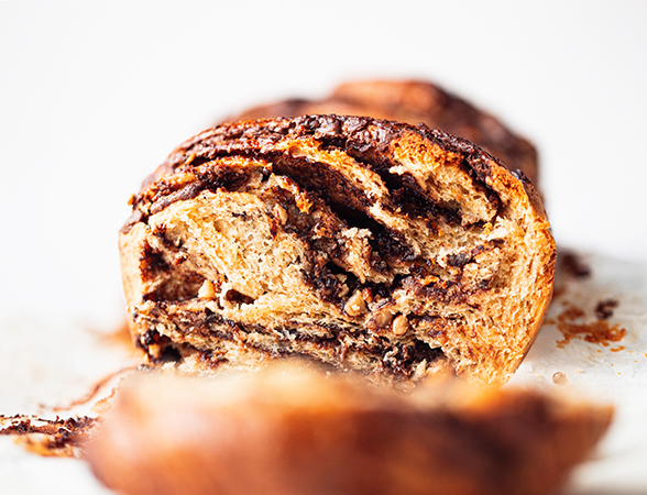 Nutty Chocolate Swirl Babka