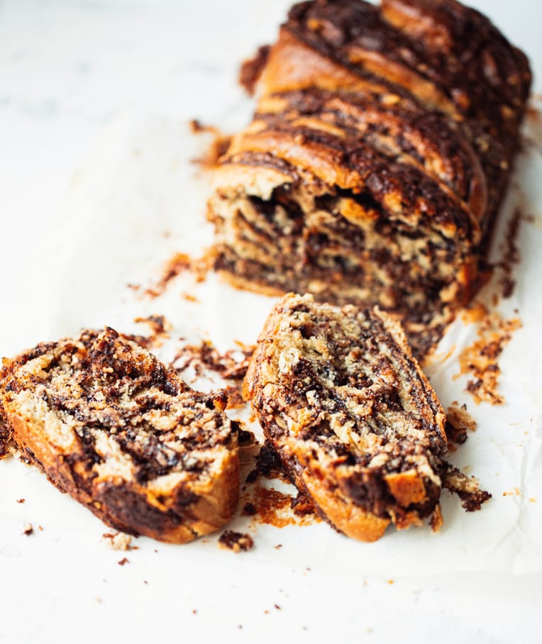 Nutty Chocolate Swirl Babka