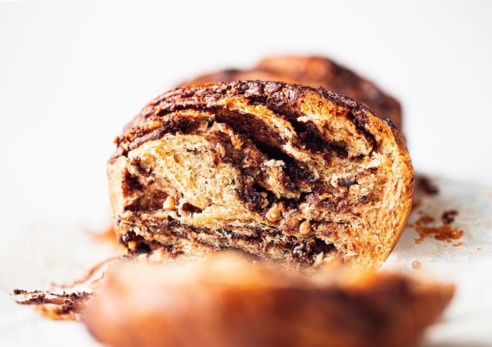 chocolate hazelnut babka