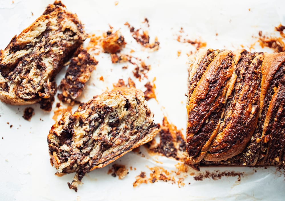 chocolate hazelnut babka