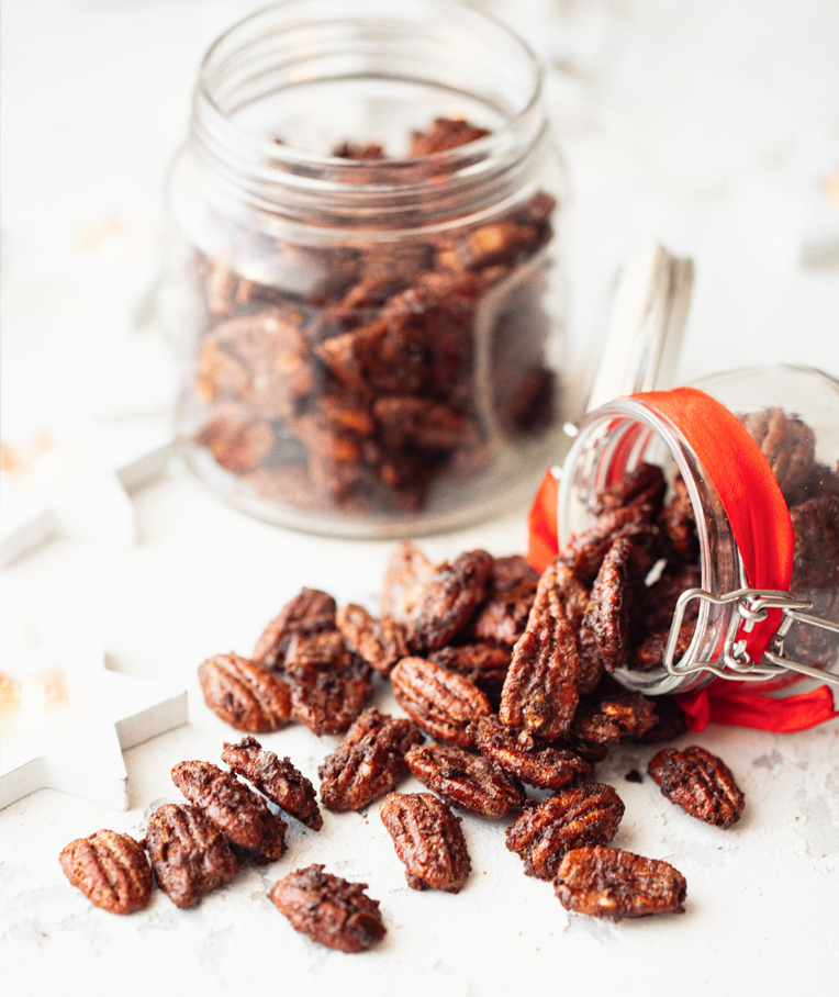 Cinnamon-Sugar Candied Pecans