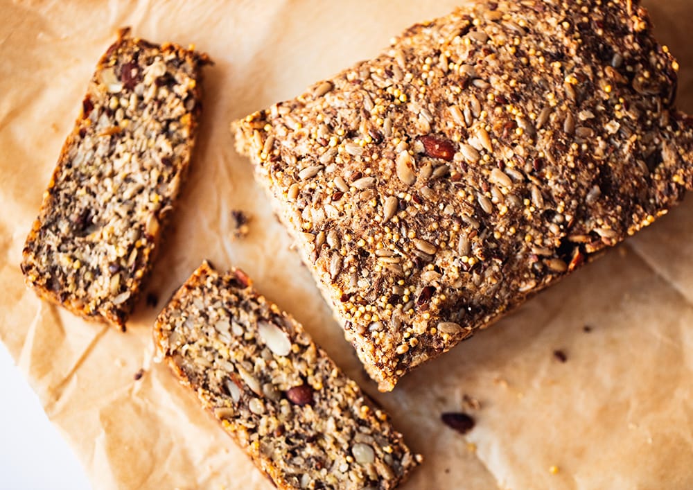 multi-grain nut and seed bread