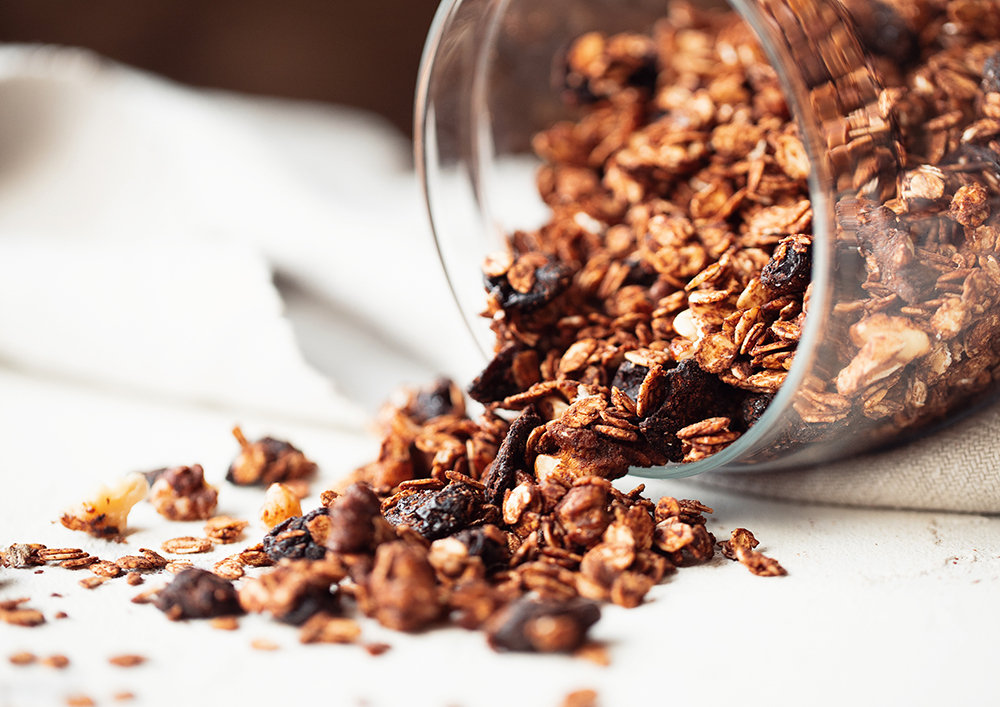 chocolate kamut granola