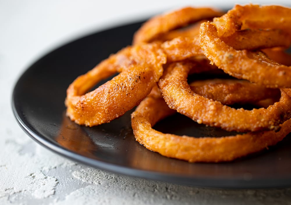 extra crispy baked onion rings