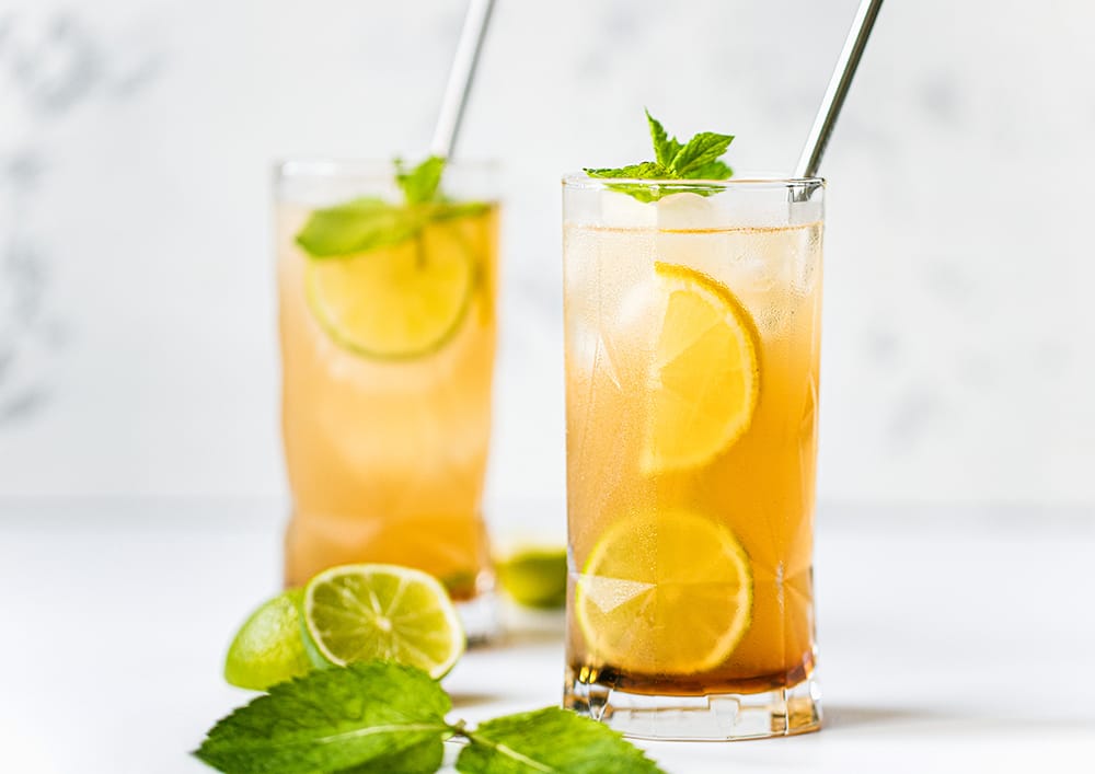 lemongrass ginger iced tea