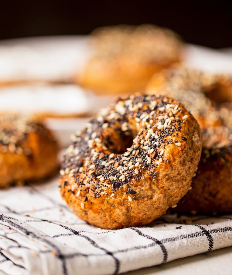 New York Style Whole Wheat Bagels