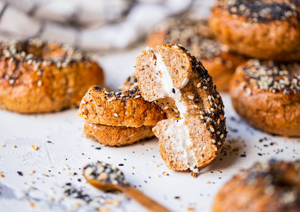 new-york style whole wheat bagels