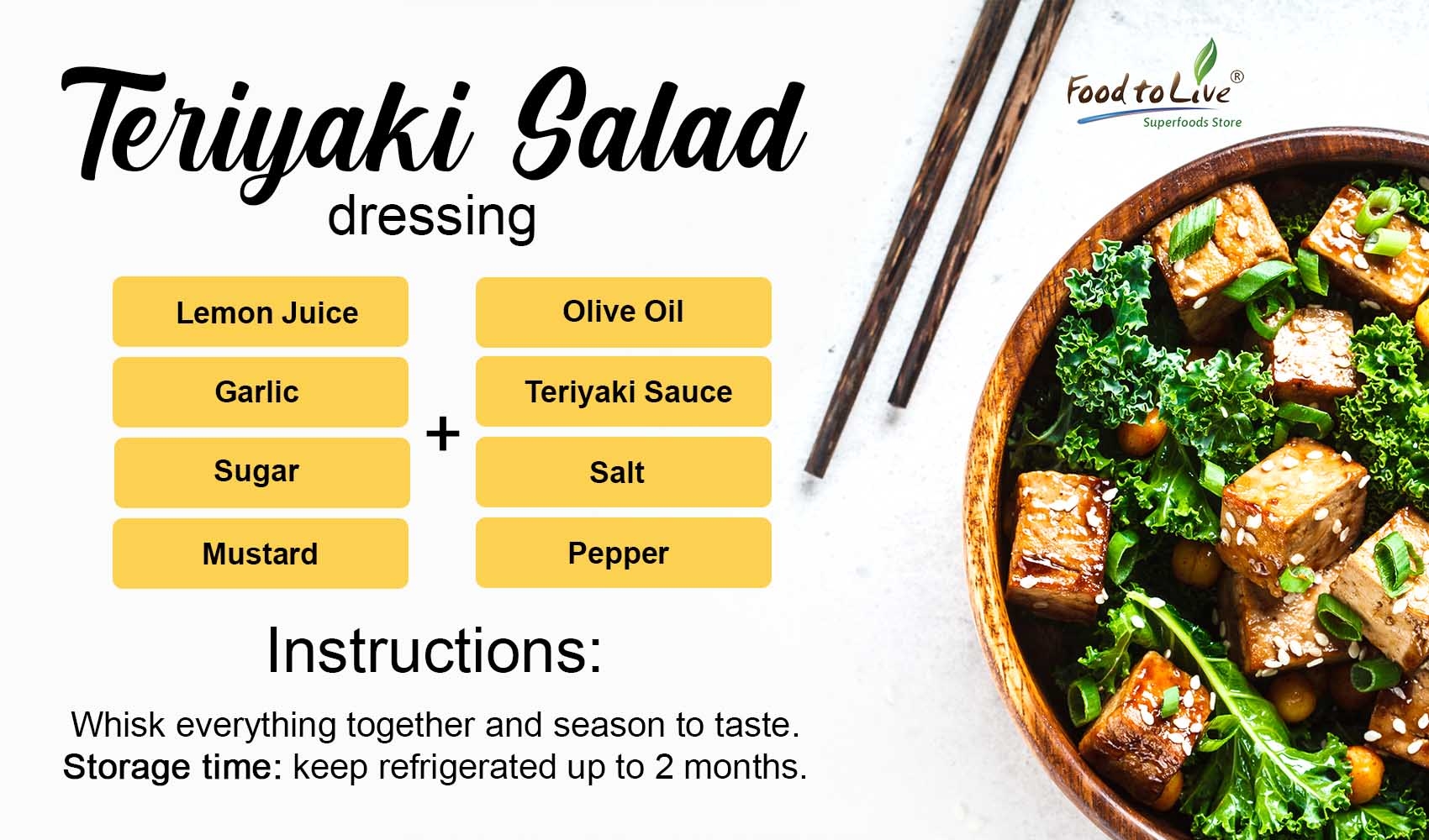 Teriyaki Salad Dressing