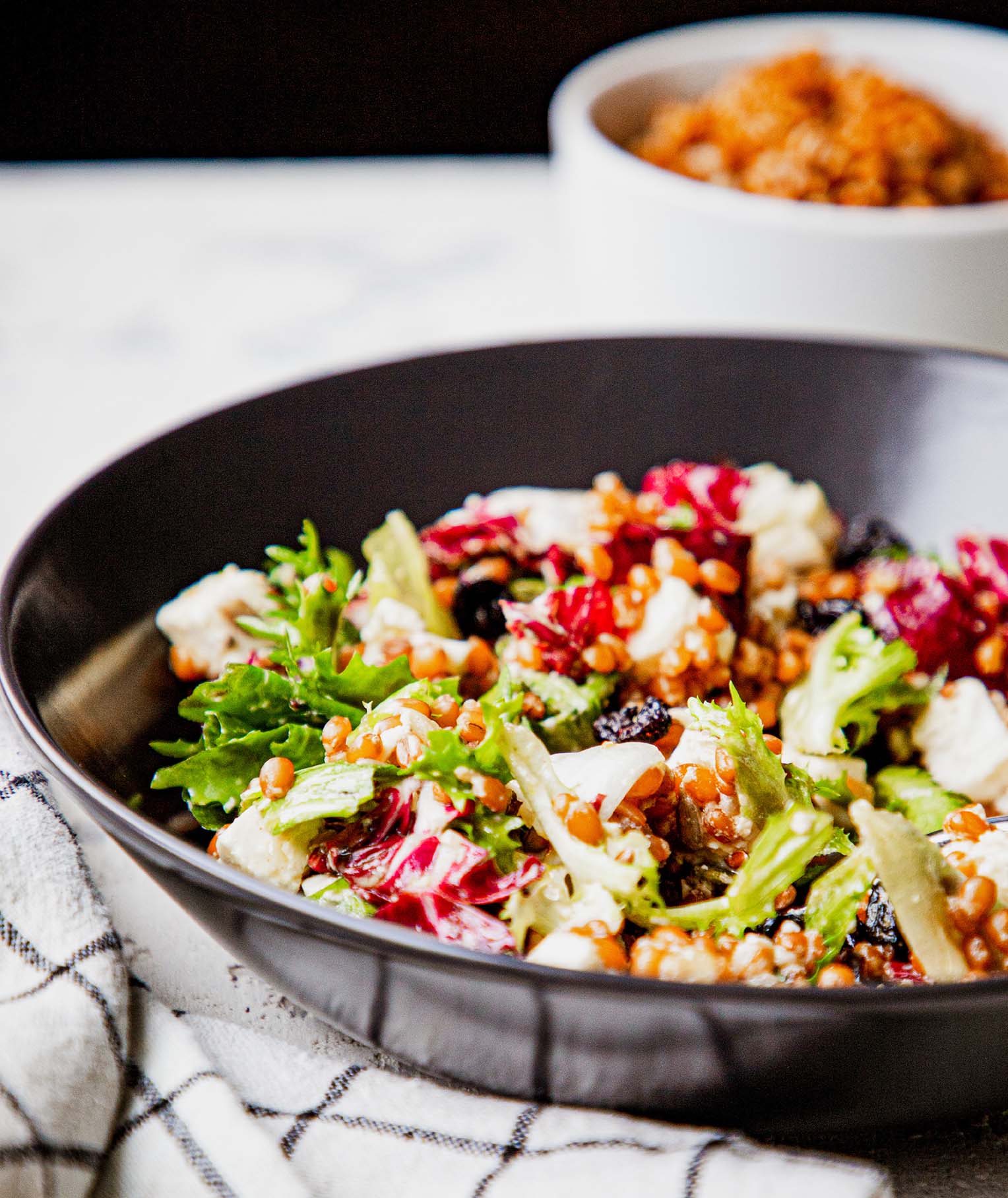 Wheat Berry Salad with Feta and Cherries
