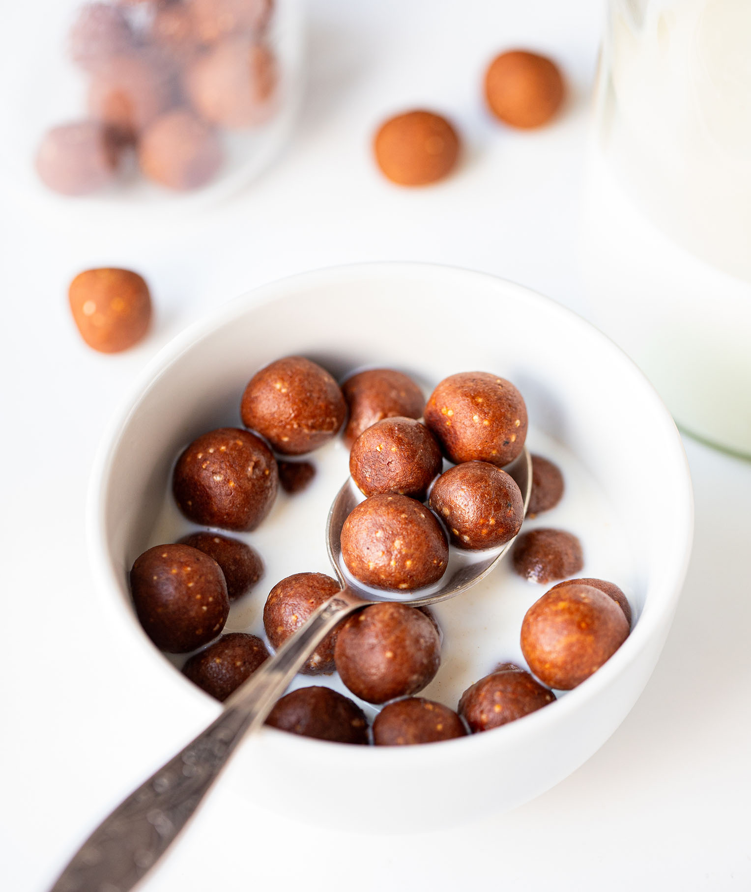 Homemade Chocolate Cereal (Cocoa Puffs)